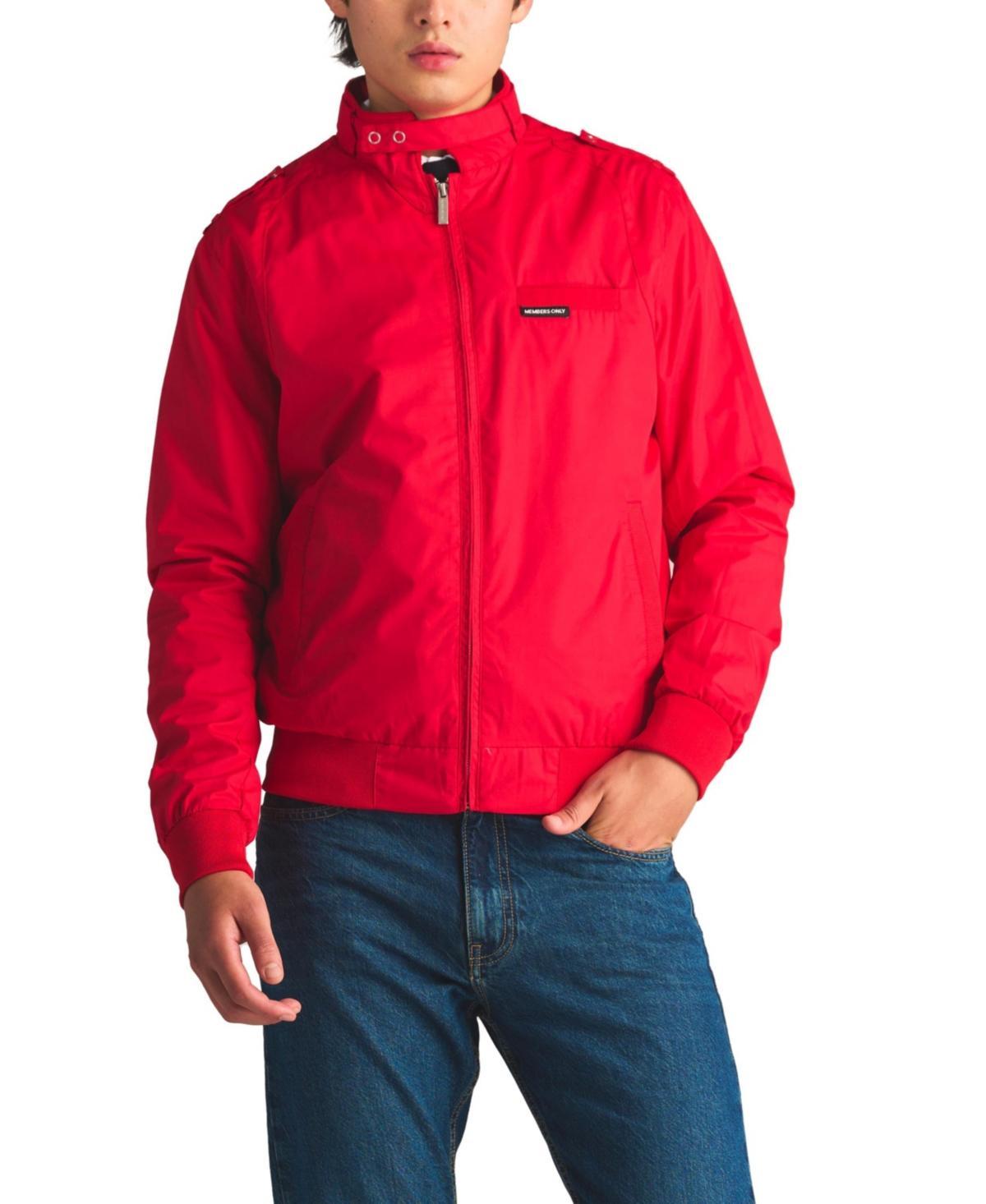 Members Only Mens Classic Iconic Racer Jacket (Slim Fit) Product Image