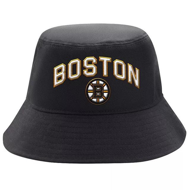 Mens Starter Boston Bruins Arch Logo Bucket Hat Product Image