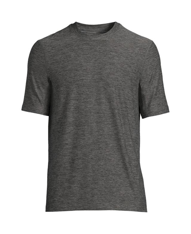 Mens Lands End Short Sleeve Performance Hybrid Crewneck Tee Product Image