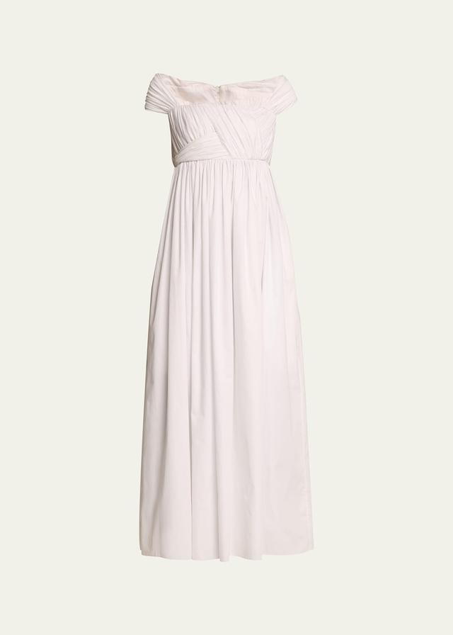 Womens Josephine Poplin Midi Dress Product Image