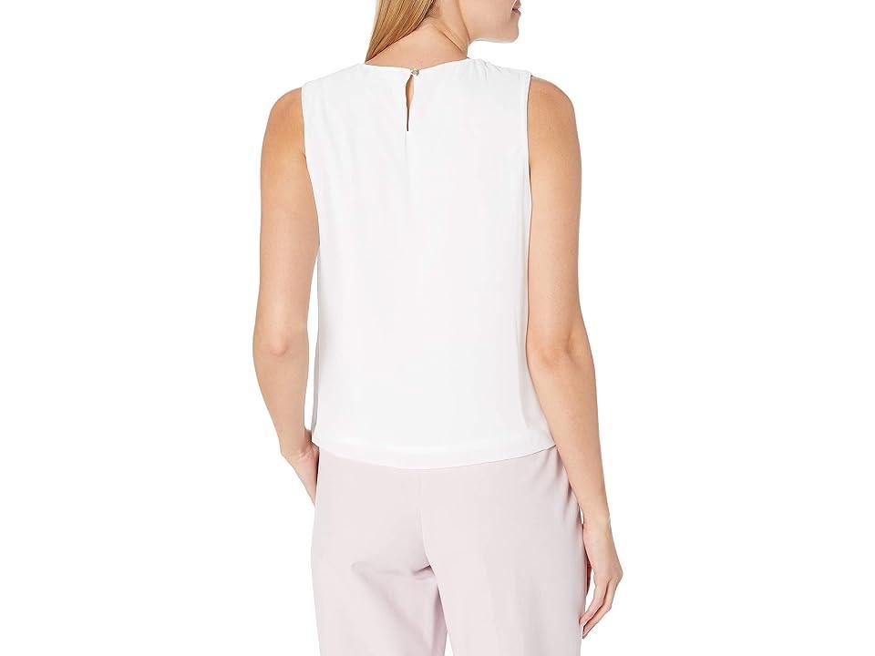 Calvin Klein Women's Blouse (White) Women's Clothing Product Image