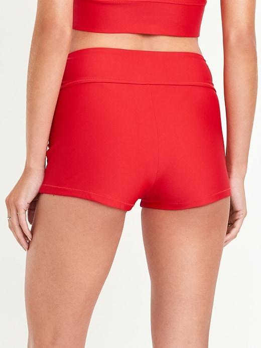 High-Waisted Swim Shorts -- 2-inch inseam Product Image