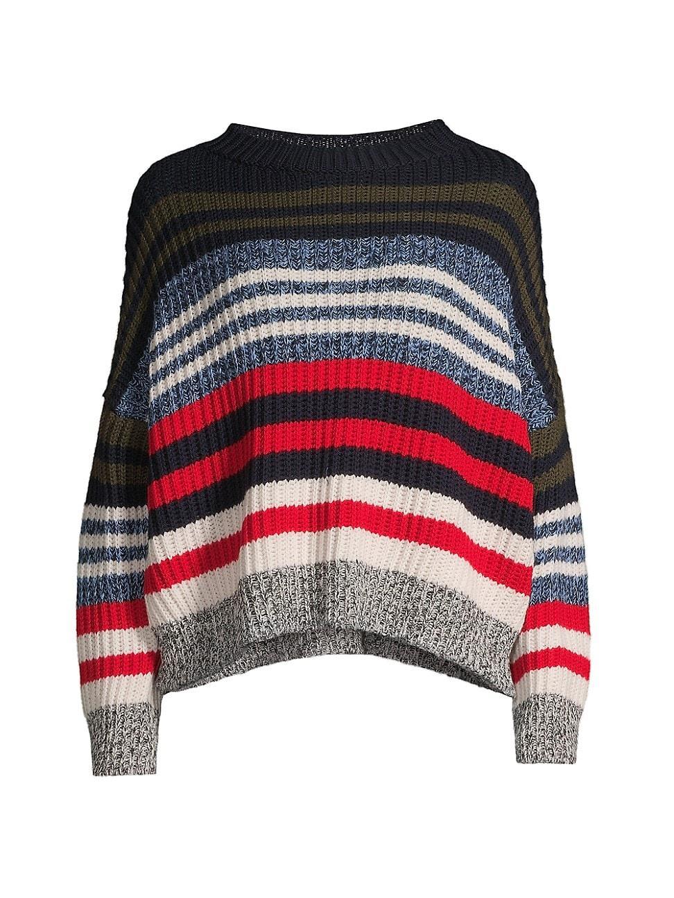 Womens Cuba Striped Wool Sweater Product Image