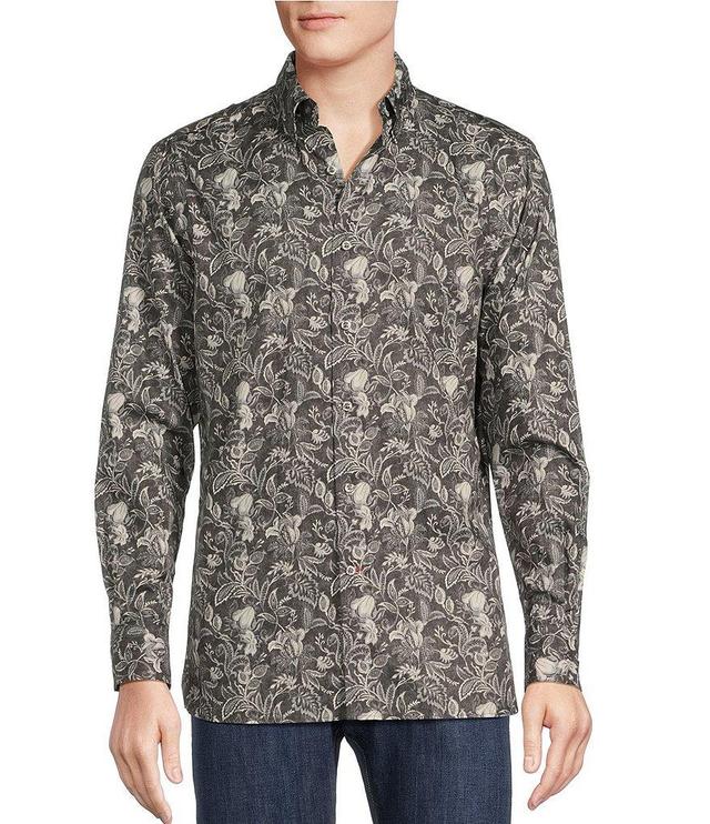 Cremieux Blue Label Floral Print Long Sleeve Woven Shirt Product Image