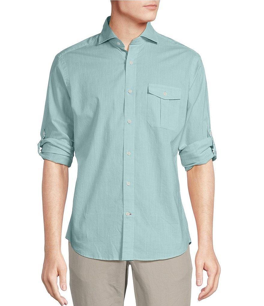 Cremieux Blue Label Key West Collection Solid Long Sleeve Woven Shirt Product Image