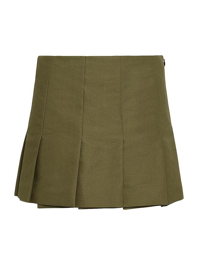 Womens Technical Canvas Miniskirt Product Image