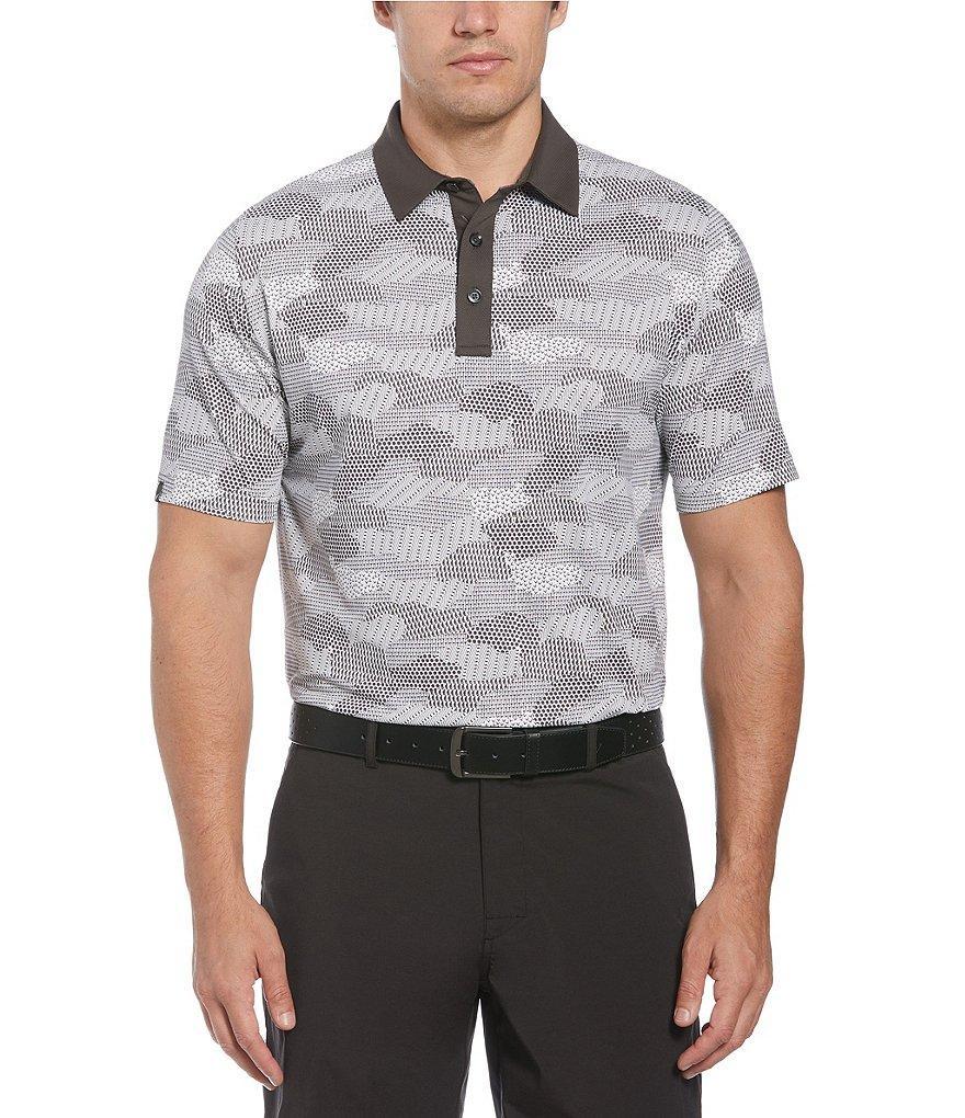 Callaway Cluster Print Golf Short Sleeve Polo Shirt Product Image