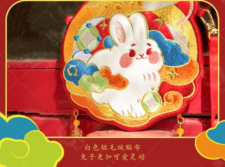 Rabbit Tasseled Crossbody Bag Product Image