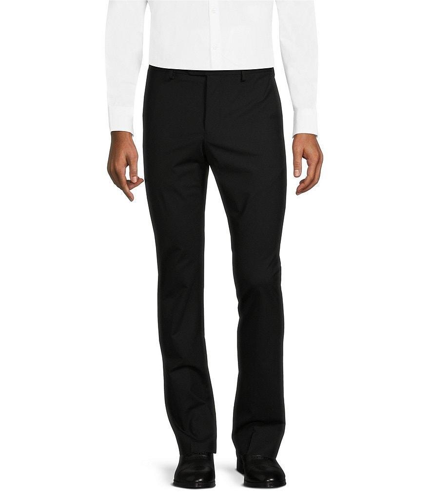 Murano Collezione Evan Extra Slim-Fit Performance Bi-Stretch Suit Separates Wool Blend Flat-Front Dress Pants Product Image