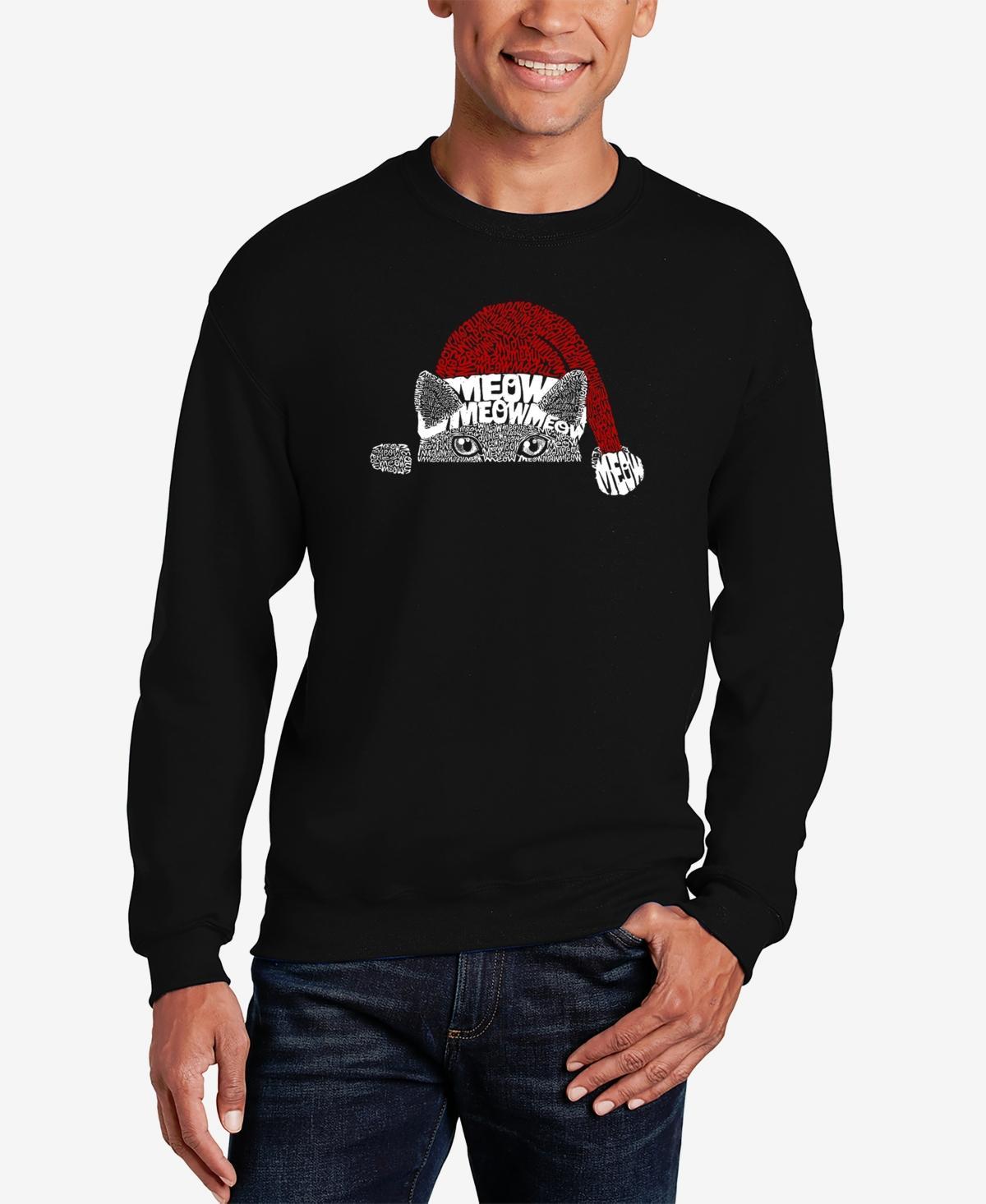 La Pop Art Mens This Is How I Roll Word Art Crewneck Sweatshirt Product Image