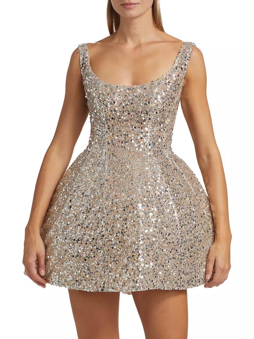 Claudia Sequined Minidress Product Image