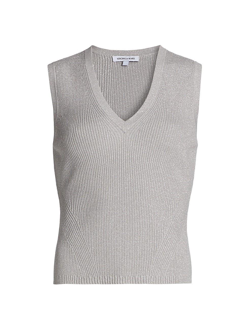 Womens Sid Metallic Knit Sweater Product Image