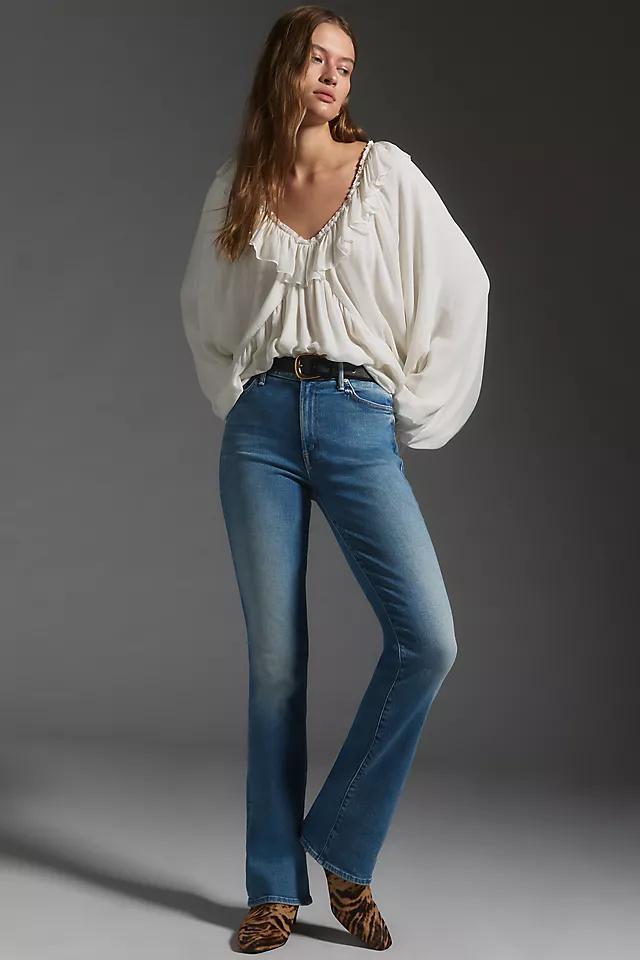 MOTHER The Outsider Sneak Mid-Rise Straight-Leg Jeans Product Image