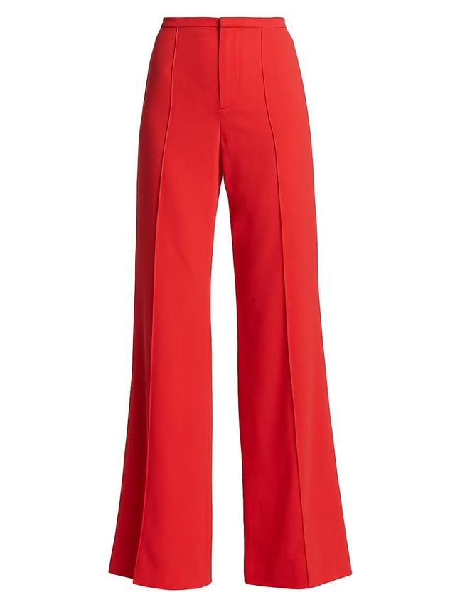 Alice + Olivia Dylan High Waist Wide Leg Pants Product Image