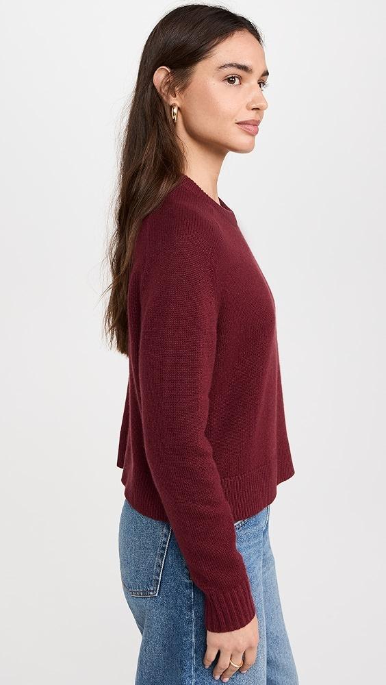 Theory Cropped Cashmere Pullover Sweater | Shopbop Product Image