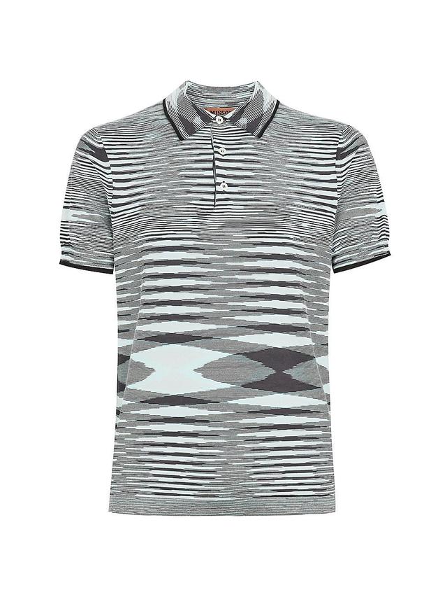 Mens Short-Sleeve Cotton Polo Shirt Product Image