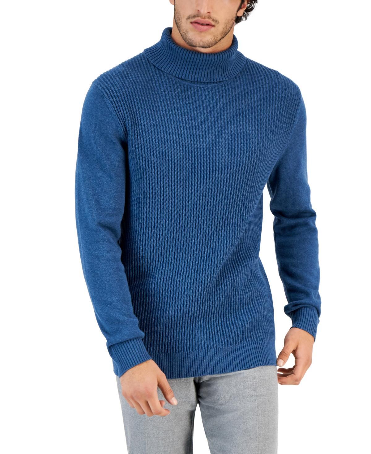 Club Room Mens Textured Cotton Turtleneck Sweater, Created for Macys Product Image