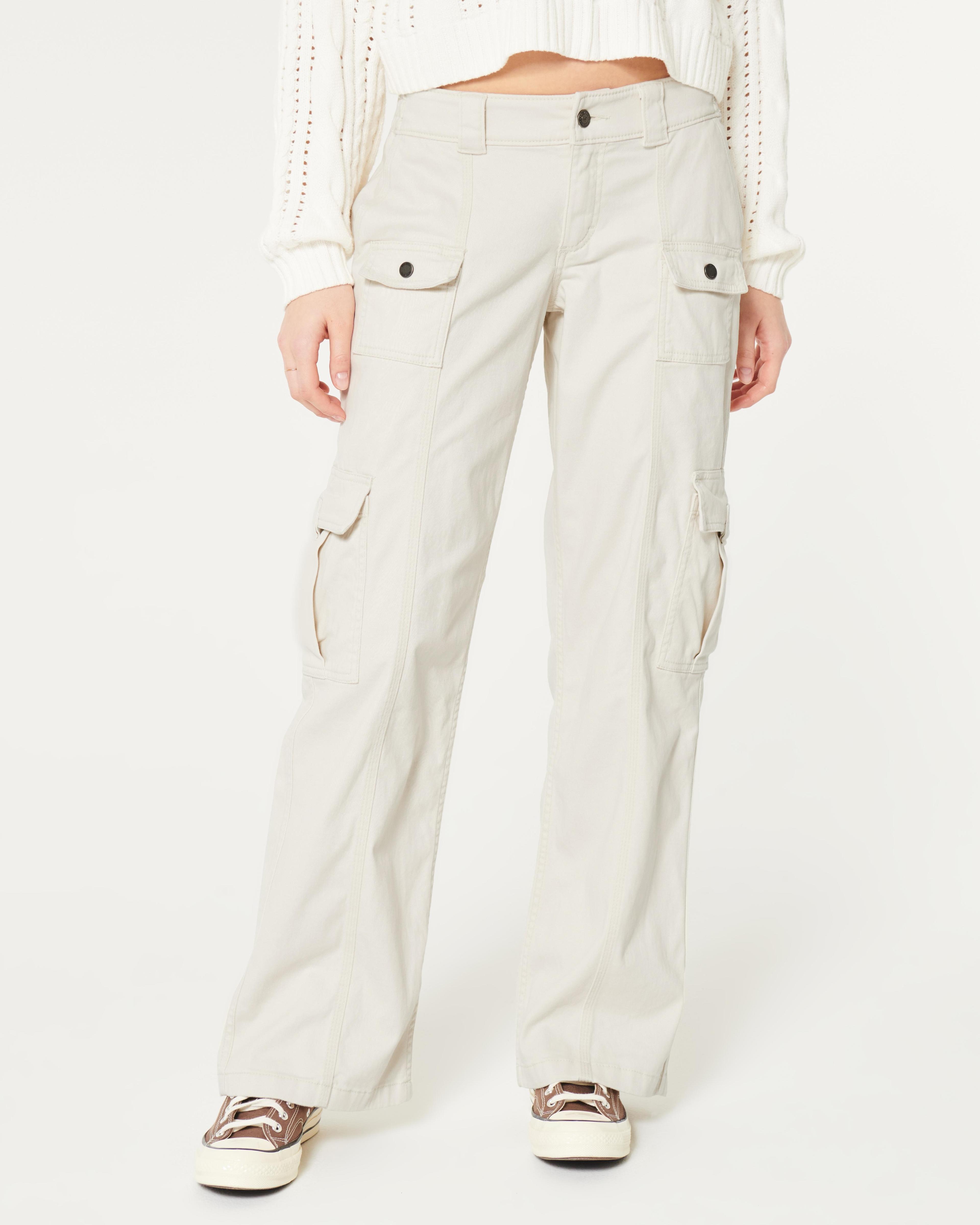 Low-Rise Baggy 4-Pocket Cargo Pants Product Image