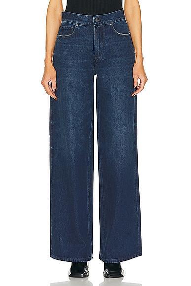 GRLFRND Angelina Baggy Slouch Jean in Blue Product Image