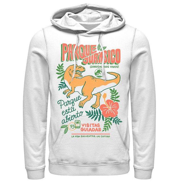 Mens Jurassic Park Spanish Opening Day Poster Hoodie Product Image