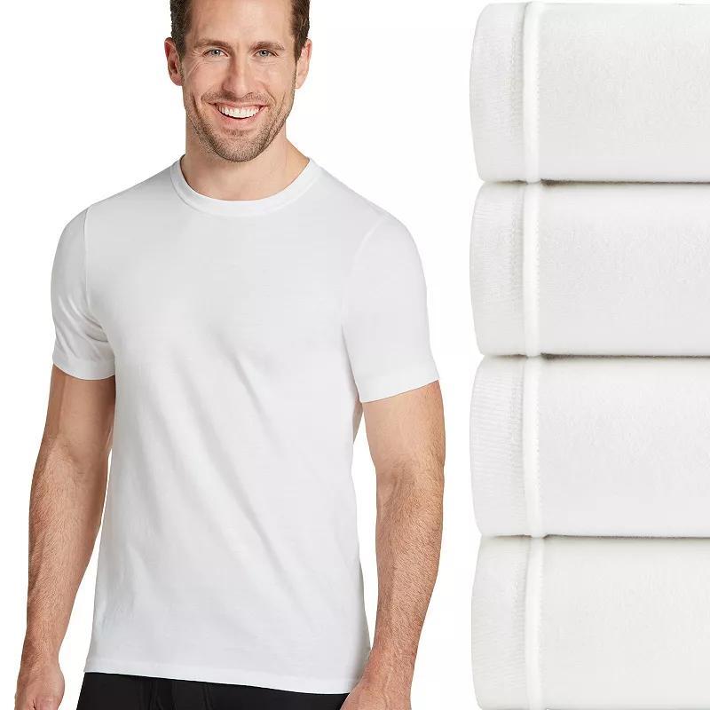 Mens Jockey Classic 3-pack +1 Bonus StayCool+ Crewneck Tees Product Image