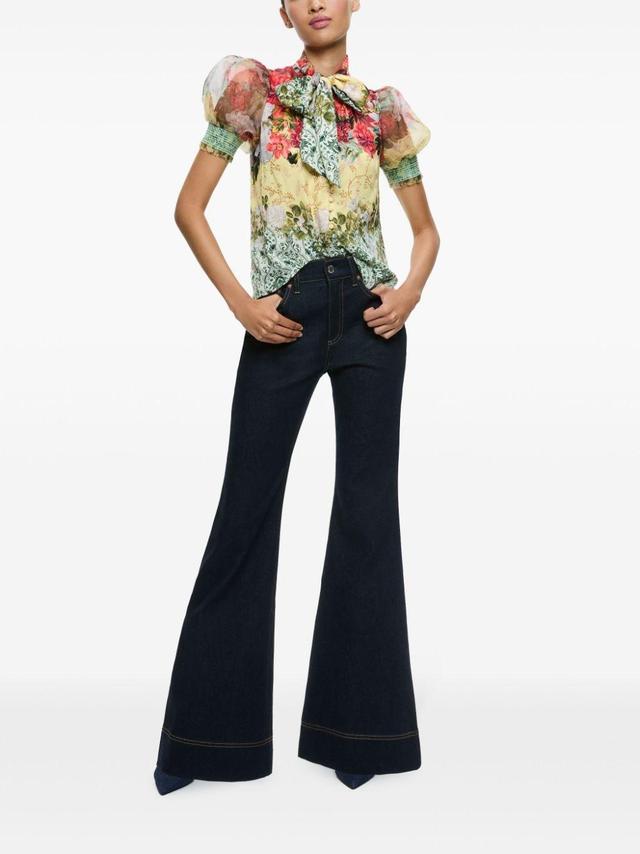 Brentley floral-print blouse Product Image