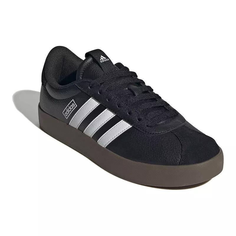 adidas Womens Vl Court 3.0 Casual Sneakers from Finish Line - Core Black, White Product Image