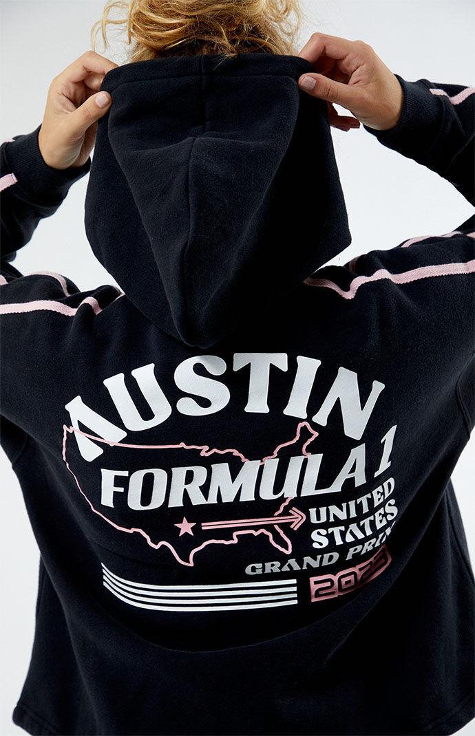 F1 Women's x PacSun Eco Austin Double Side Stripe Zip Up Hoodie Product Image