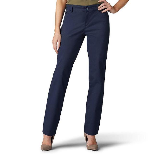 Womens Lee Wrinkle-Free Relaxed Fit Straight-Leg Pants Product Image