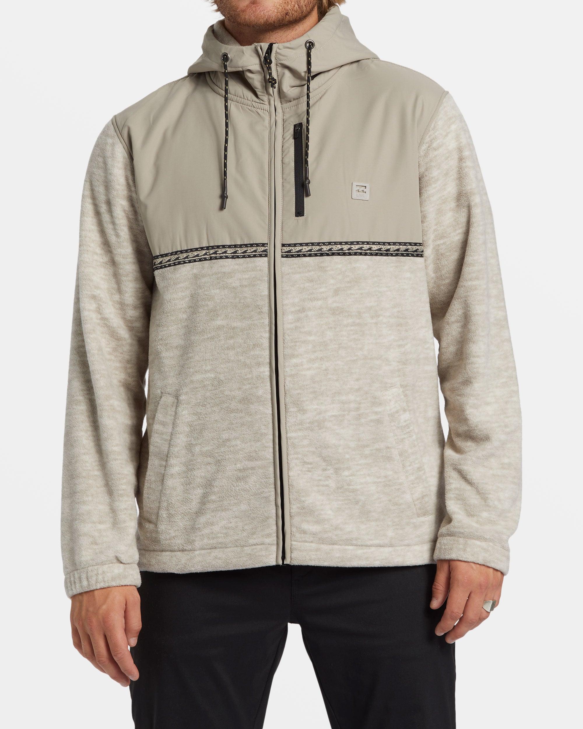 Boundary Lite Zip Hoodie - Oatmeal Heather Male Product Image