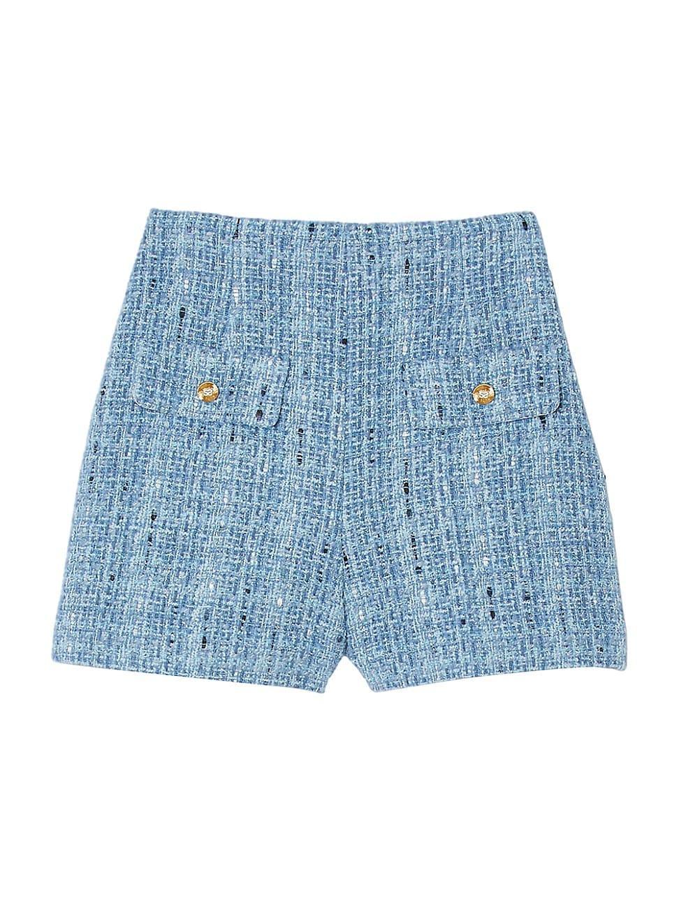 Womens Tweed Shorts Product Image