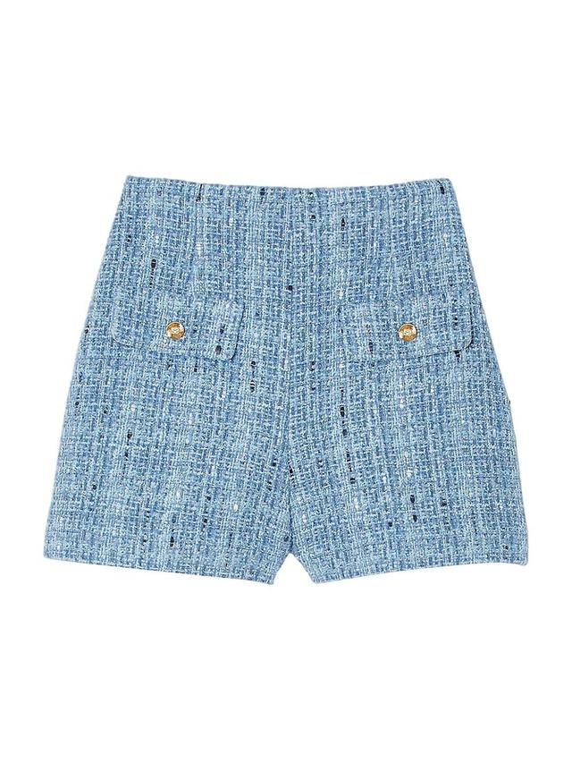 Womens Tweed Shorts Product Image