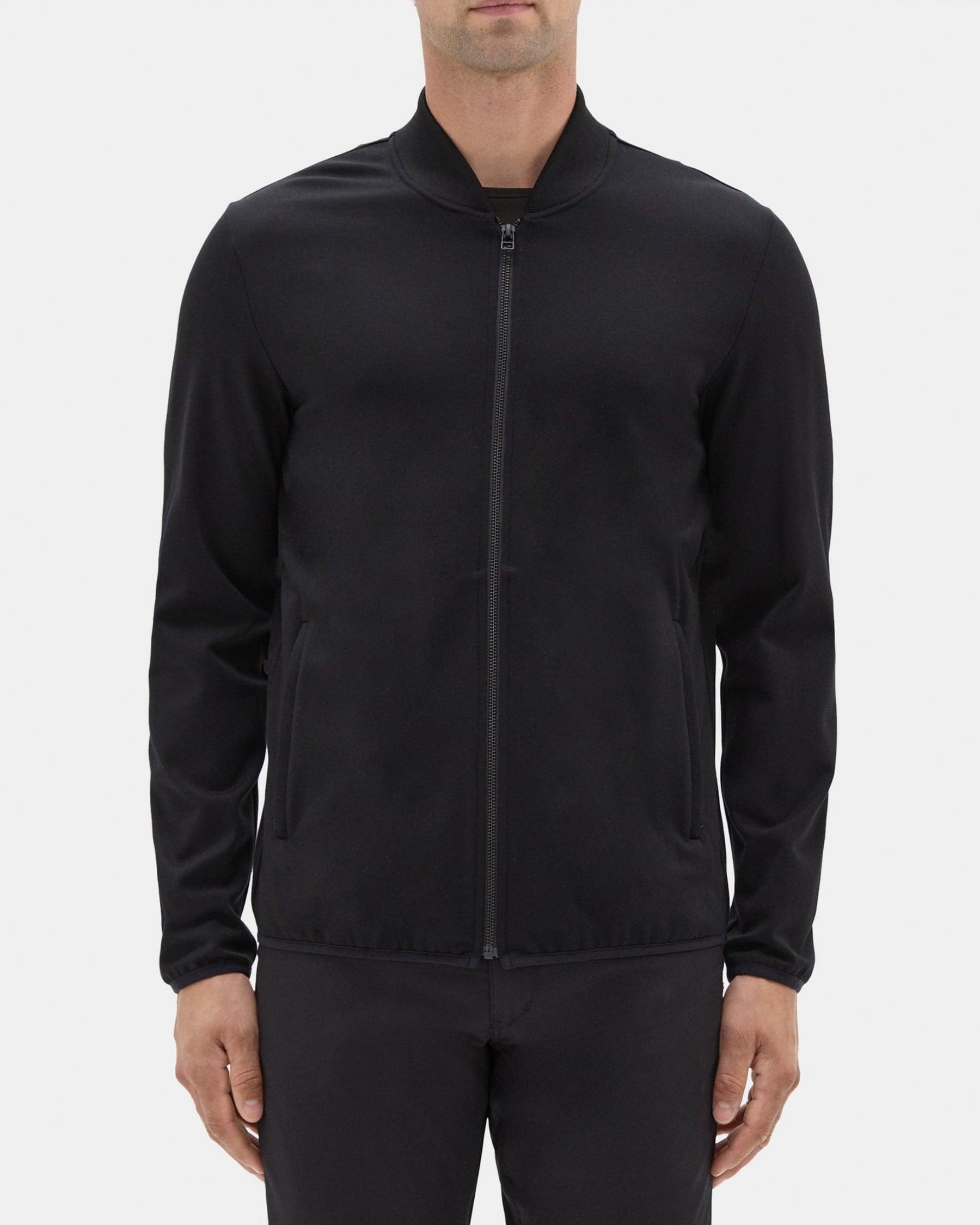 Bomber Jacket in Stretch Tech Knit Product Image