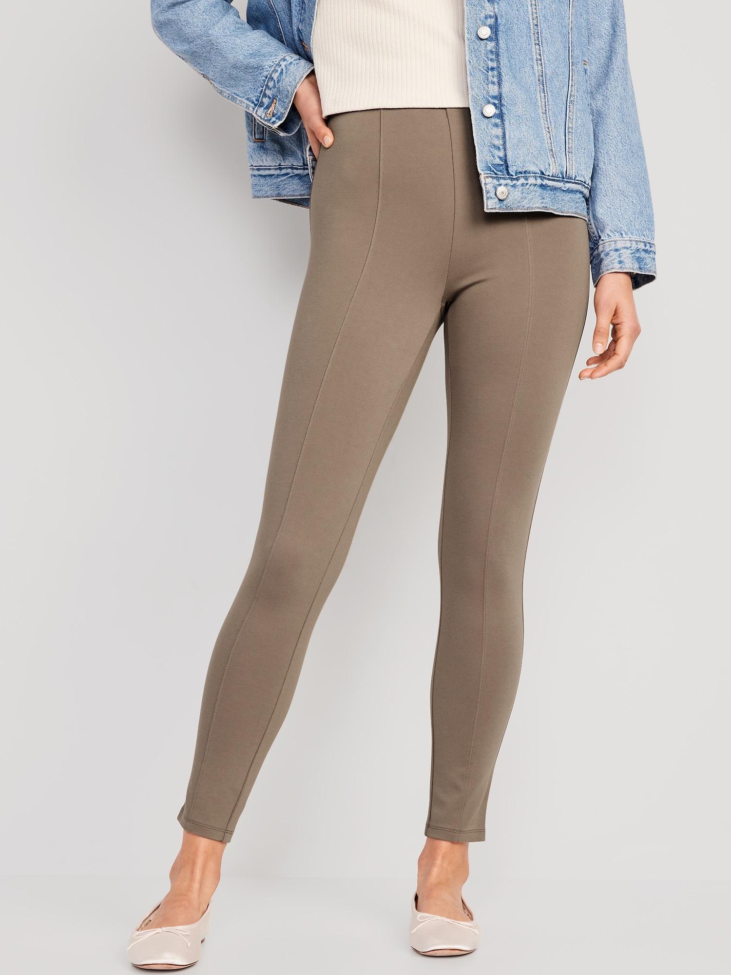 Old Navy Extra High-Waisted Stevie Skinny Ankle Pants for Women - Sedimentary - female - Size: M Product Image