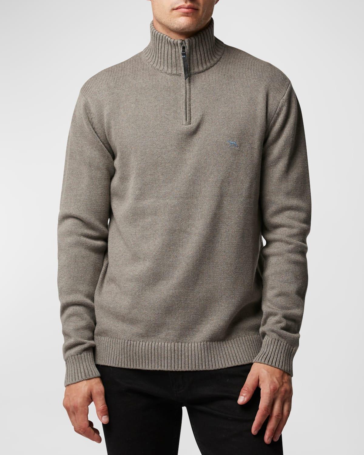 Mens Merrick Bay Half-Zip Cotton Sweater Product Image