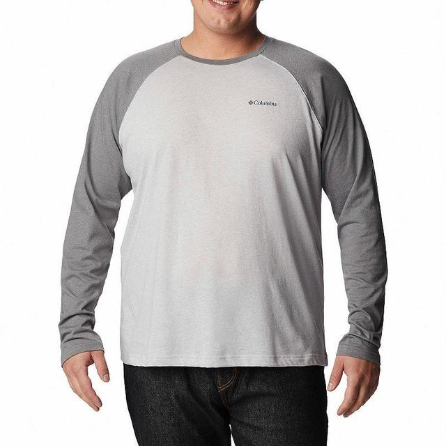 Big & Tall Columbia Thistletown Hills Raglan Tee, Mens Columbia Gray Grey Product Image