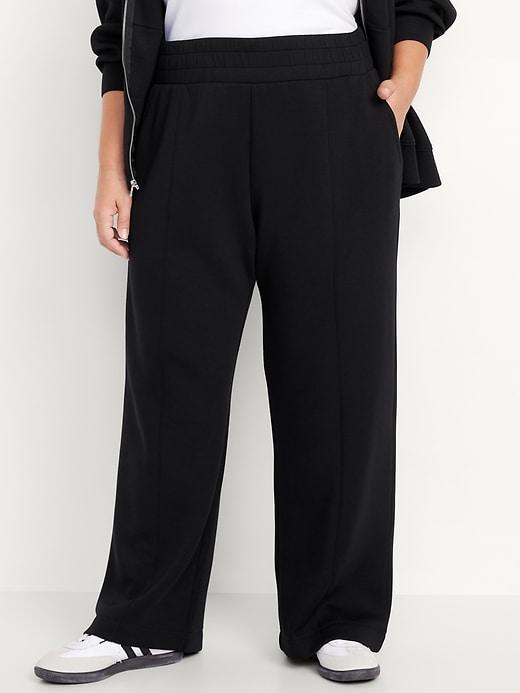 High-Waisted Bounce Fleece Wide-Leg Pants Product Image