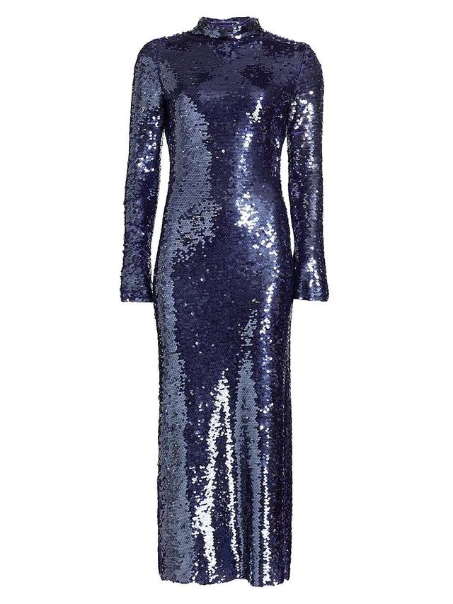 Womens Sequin Midi Dress Product Image