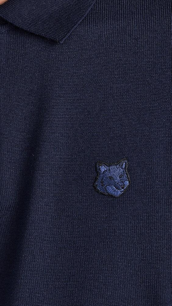 Maison Kitsuné Bold Fox Head Polo Sweater | Shopbop Product Image