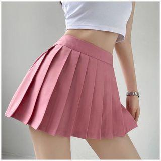 High Waist Mini Pleated Skirt Product Image