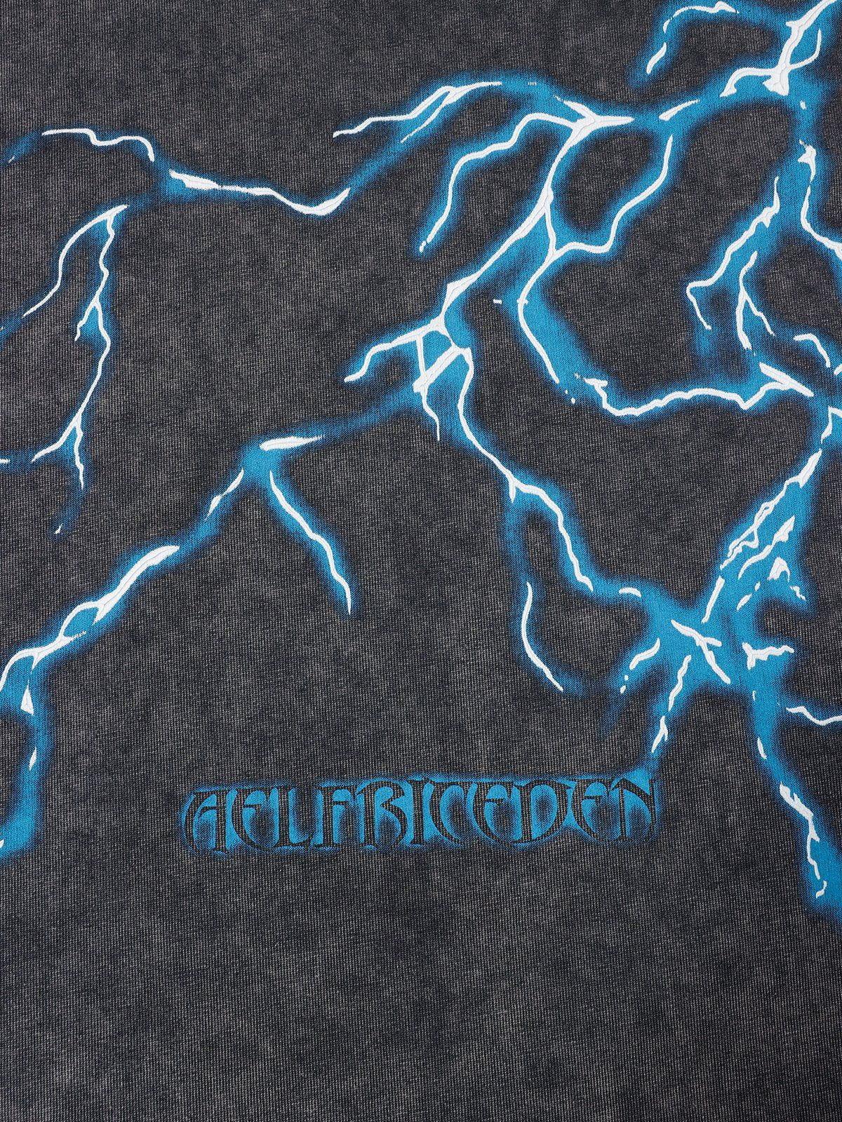 Aelfric Eden Washed Lightning Print Tee Product Image