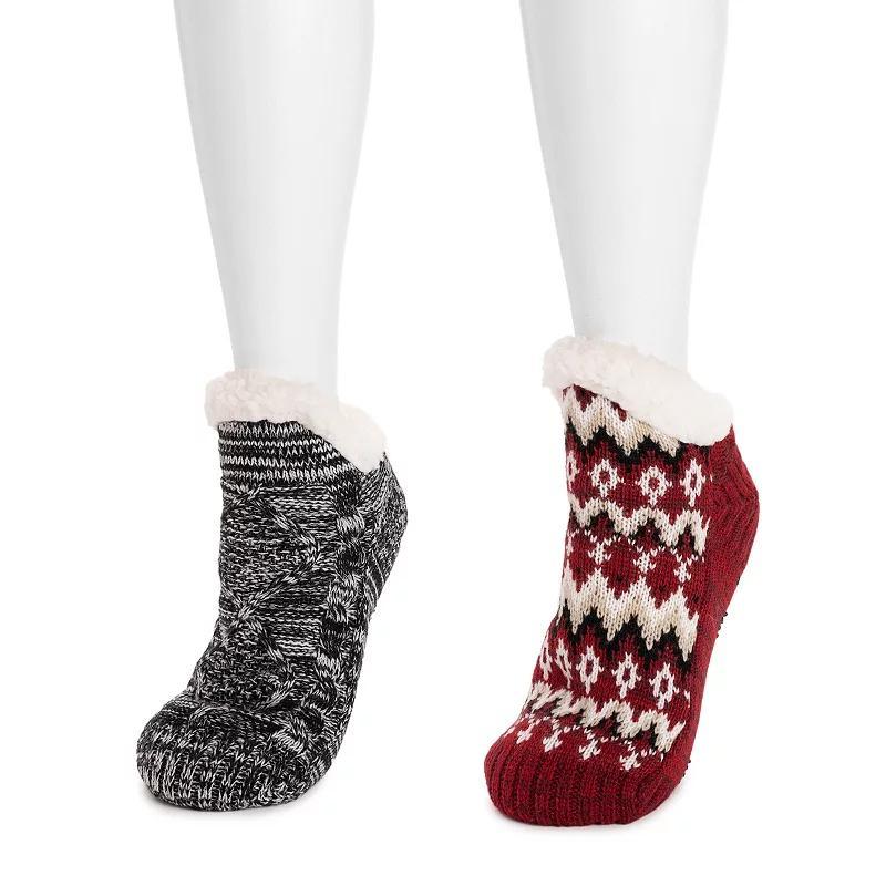 Womens MUK LUKS 2-Pack Short Cabin Socks Product Image