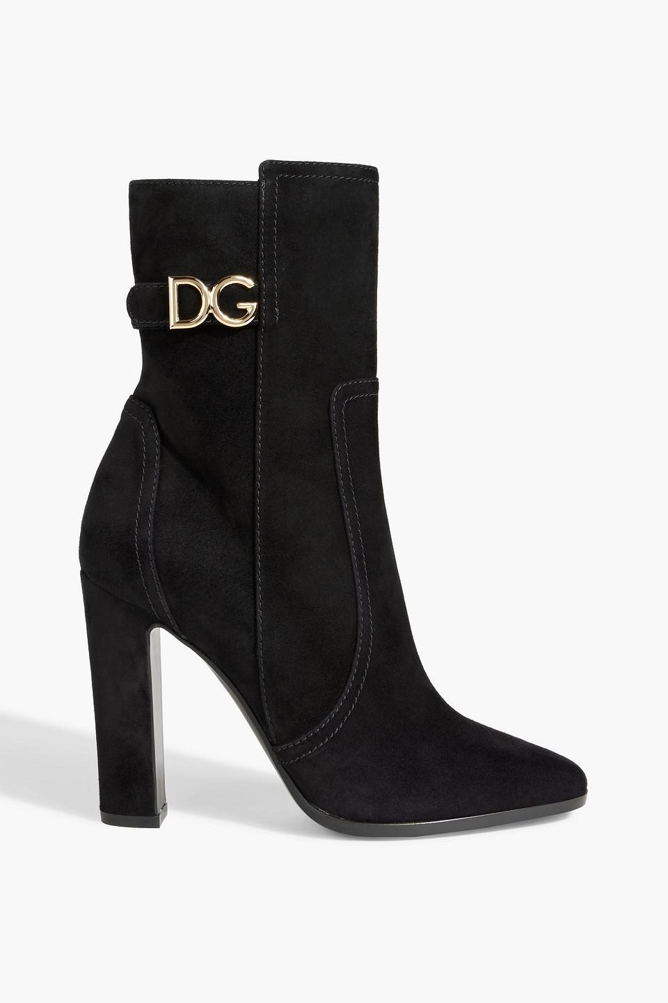 Suede Ankle Boots In Black product image