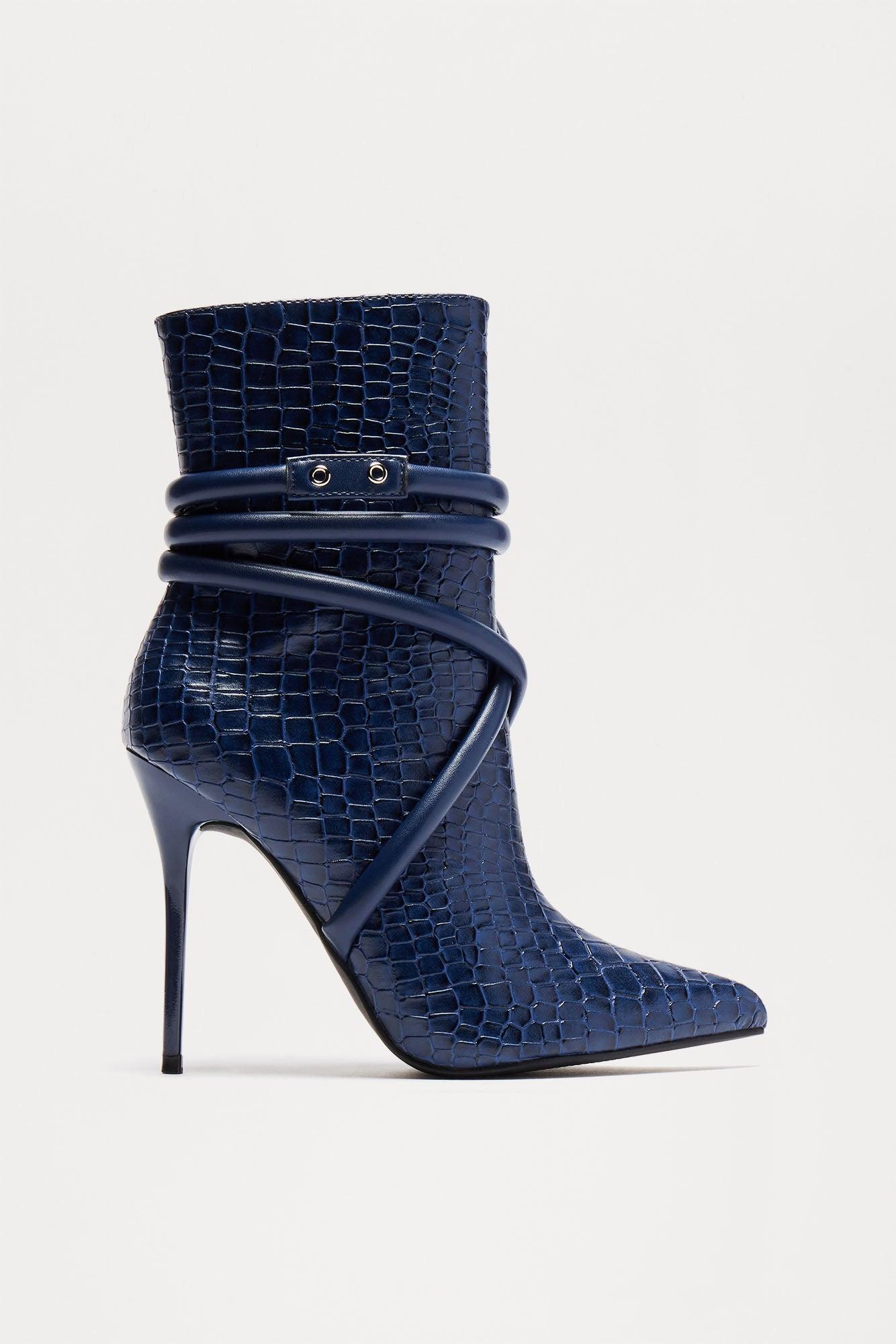 Camryn Booties - Navy Product Image