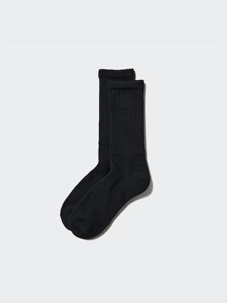 Mens Soft Pile Socks Black US8-US11 UNIQLO US Product Image