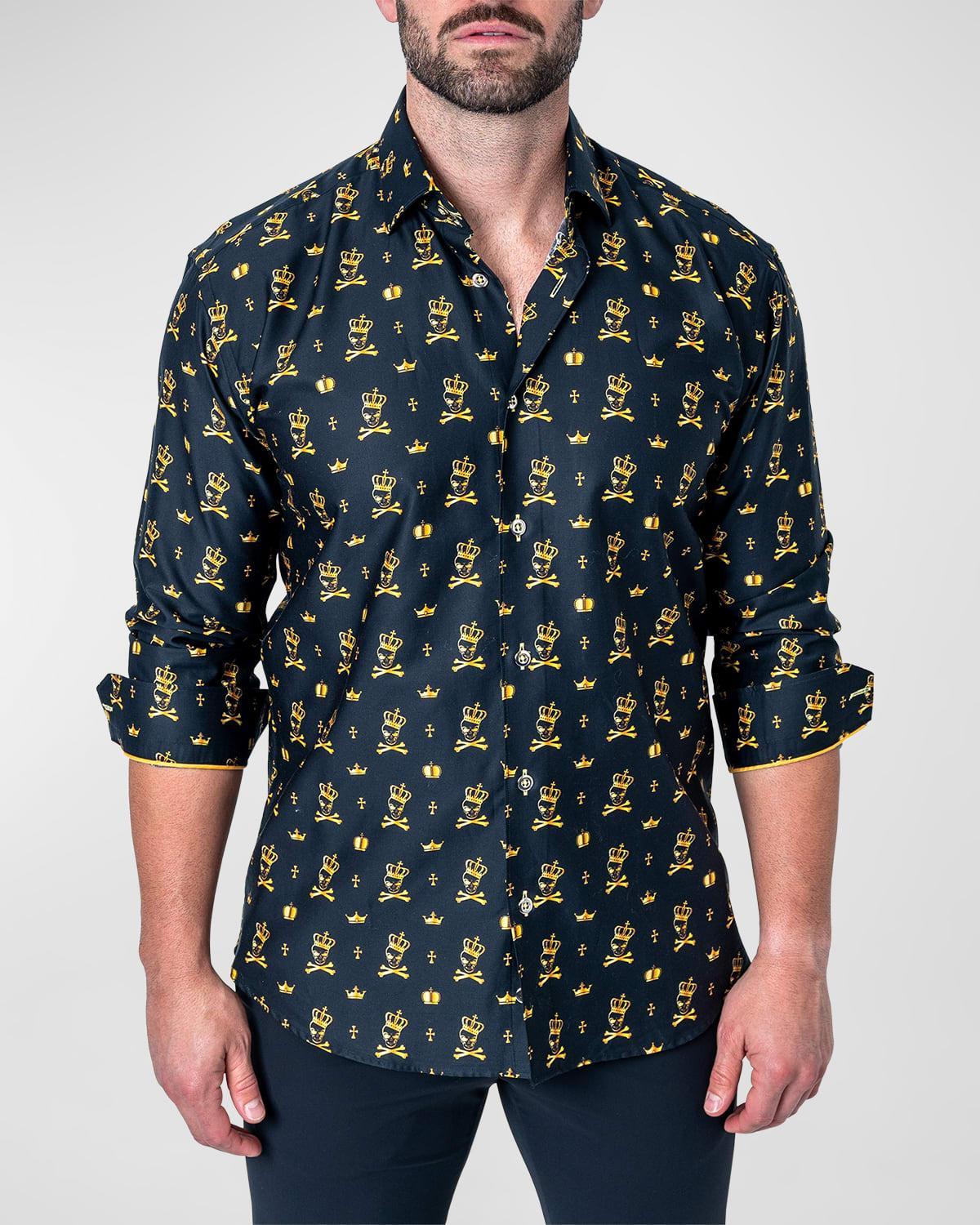 Mens Fibonacci Kingskull Shirt Product Image