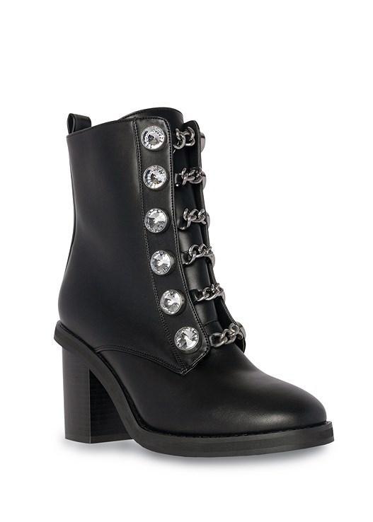 Embellished Combat Boots Product Image