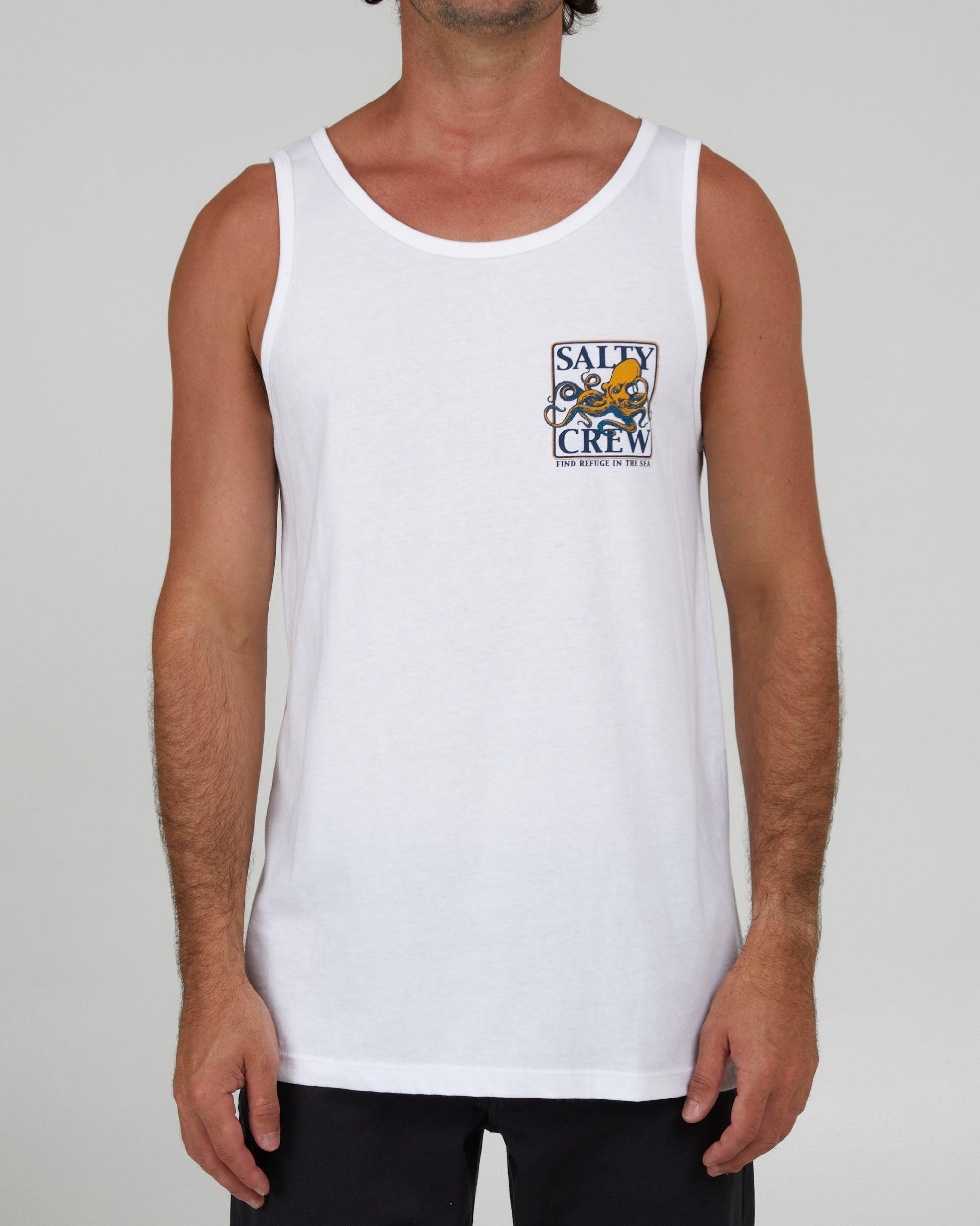 Ink Slinger Tank - White Male Product Image