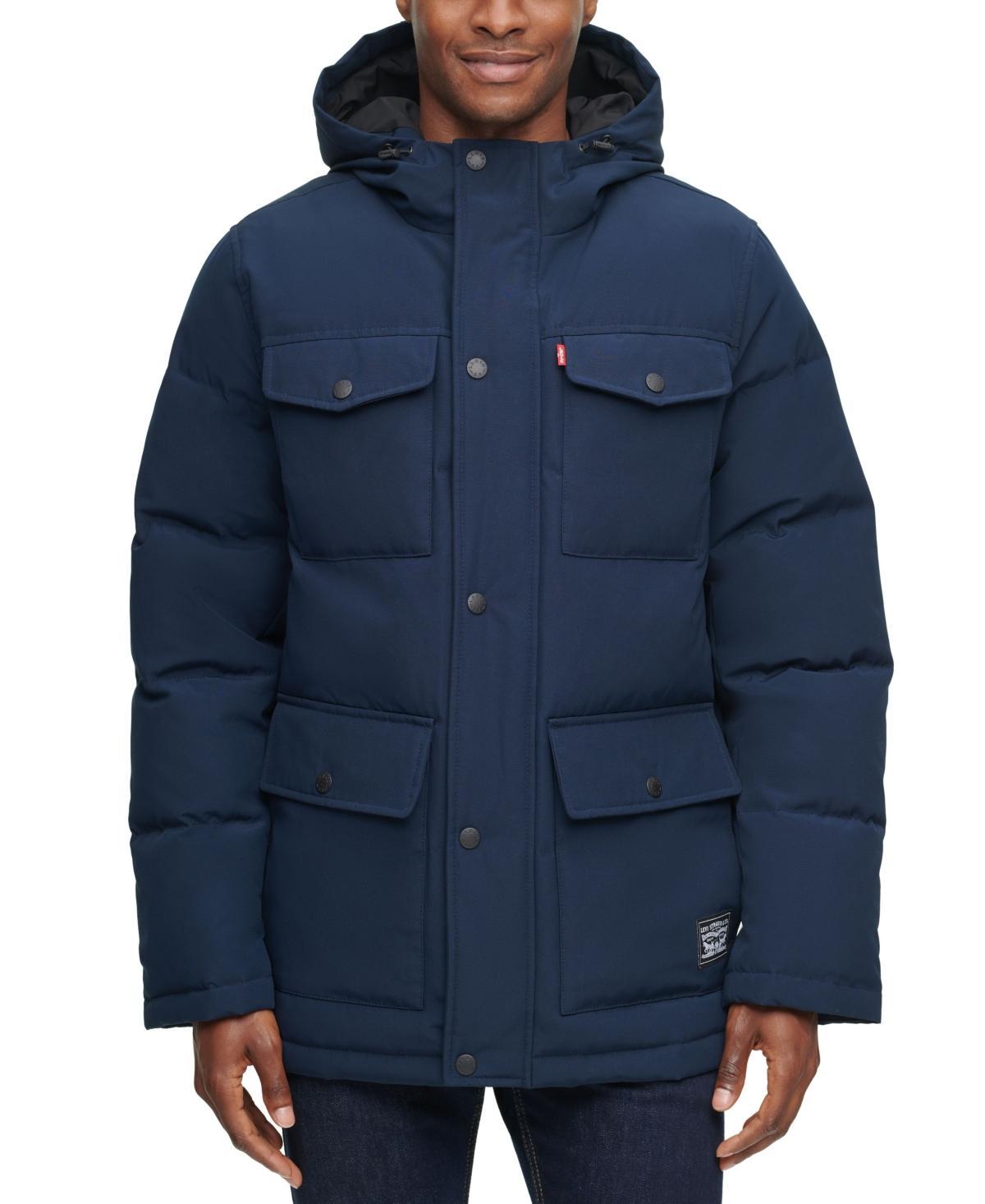 Mens Levis Four Pocket Hooded Parka Product Image