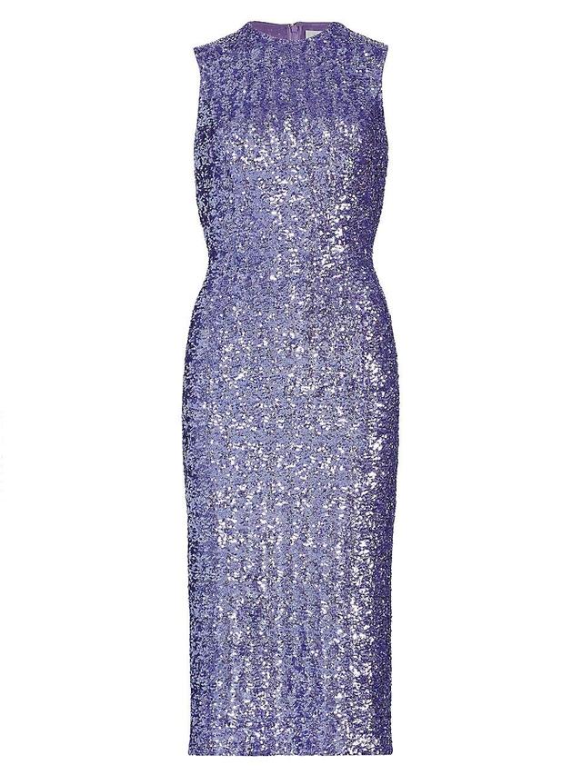 Michael Kors Collection Sequin Sleeveless Sheath Dress Product Image